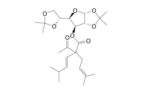 (1,2:5,6-Di-O-isopropylidene-.alpha.-D-glucofuranos-3-O-yl)-2-Acetyl-2-(3'-methylbutenyl)-5-methyl-4-hexenoate