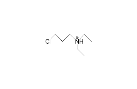 N,N-Diethyl-(3-chloro-propyl)-ammonium cation