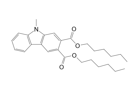 Dihexyl 9-methyl-9H-carbazole-2,3-dicarboxylate