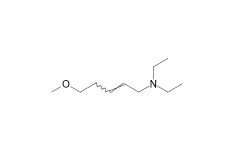 N,N-diethyl-5-methoxy-2-pentenylamine