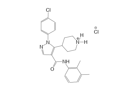 piperidinium, 4-[1-(4-chlorophenyl)-4-[[(2,3-dimethylphenyl)amino]carbonyl]-1H-pyrazol-5-yl]-, chloride