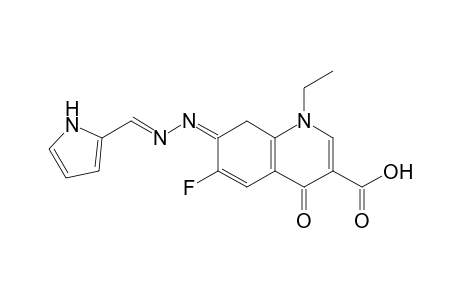 3-Quinolinecarboxylic acid, 1-ethyl-6-fluoro-1,4-dihydro-4-oxo-7-[(1H-pyrrol-2-ylmethylene)hydrazino]-