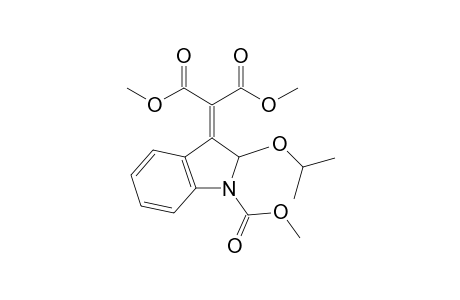 Dimethyl (1-carbomethoxy-2-isopropoxy-3-indolylidene)malonate