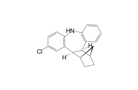 cis,exo-1,2,3,4,4a,13b-Hexahydro-1,4-methano-6-chloro-9H-tribenzo[b,f]azepine