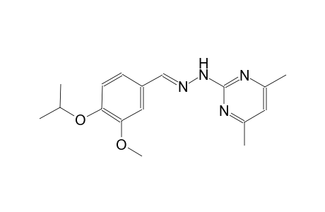 4-isopropoxy-3-methoxybenzaldehyde (4,6-dimethyl-2-pyrimidinyl)hydrazone