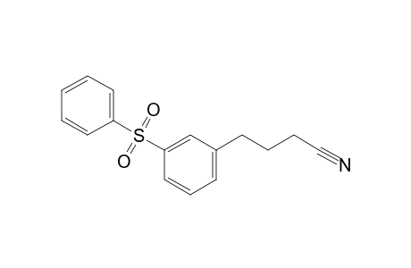 1-(3-Cyanopropyl)-3-(phenylsulfonyl)benzene