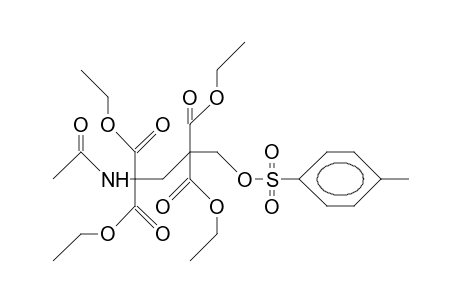 1-Acetamido-4-tosyloxy-butane-1,1,3,3-tetracarboxylic acid, tetraethyl ester
