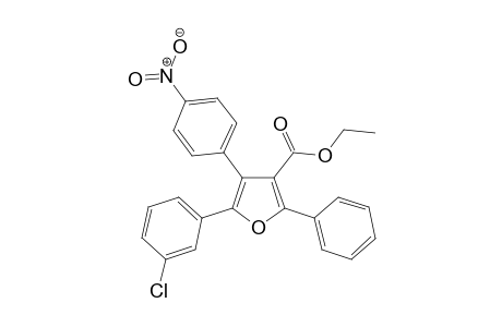 Ethyl 5-(3-chlorophenyl)-4-(4-nitrophenyl)-2-phenylfuran-3-carboxylate