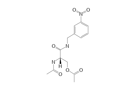 (S)-N-(3-NITROBENZYL)-2-ACETAMIDO-3-ACETOXYPROPIONAMIDE