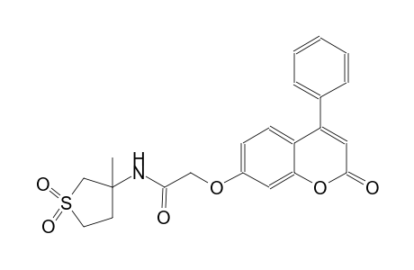 acetamide, 2-[(2-oxo-4-phenyl-2H-1-benzopyran-7-yl)oxy]-N-(tetrahydro-3-methyl-1,1-dioxido-3-thienyl)-
