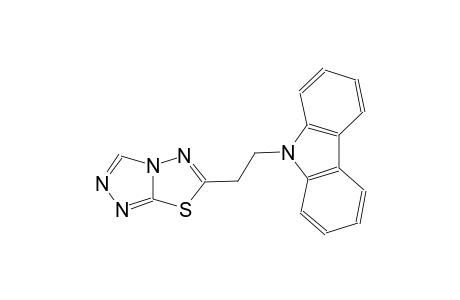 9H-carbazole, 9-(2-[1,2,4]triazolo[3,4-b][1,3,4]thiadiazol-6-ylethyl)-