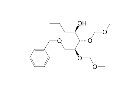 (2S,3S,4R)-1-(benzyloxy)-2,3-bis[(methoxymethyl)oxy]-4-heptanol
