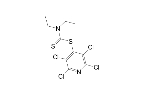 (2,3,5,6-tetrachloro-4-pyridyl) N,N-diethylcarbamodithioate