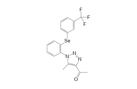 1-(5-Methyl-1-(2-((3-(trifluoromethyl)phenyl)selanyl)phenyl)-1H-1,2,3-triazol-4-yl)ethan-1-one