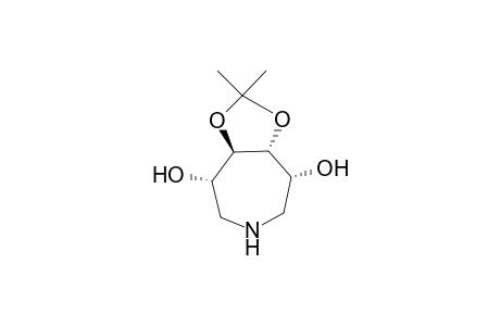 (3aR,4S,8R,8aR)-2,2-dimethyl-4,5,6,7,8,8a-hexahydro-3aH-[1,3]dioxolo[4,5-d]azepine-4,8-diol