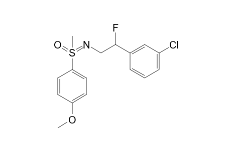 {[2-(3-Chlorophenyl)-2-fluoroethyl]imino}(4-methoxyphenyl)(methyl)-.lambda.6-sulfanone