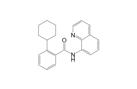 2-Cyclohexyl-N-(quinolin-8-yl)benzamide