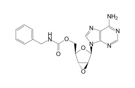 9-[2,3-Anhydro-5-O-(N-benzylcarbamoyl)-.beta.-D-arabinofuranosyl]adenine