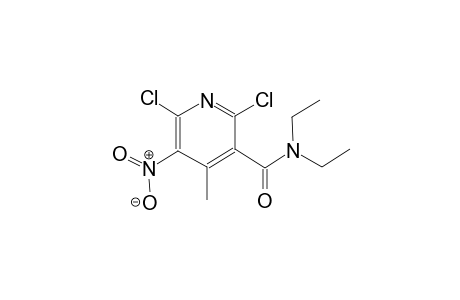 2,6-dichloro-N,N-diethyl-4-methyl-5-nitronicotinamide