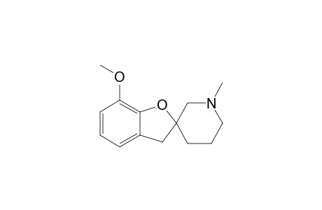 1'-methylspiro[7-methoxybenzofuran-2(3H),3'-piperidine]
