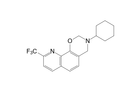 3-cyclohexyl-3,4-dihydro-9-(trifluoromethyl)-2H-pyrido[3,2-b]-1,3-benzoxazine