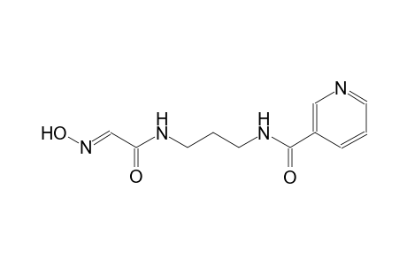 3-pyridinecarboxamide, N-[3-[[(2E)-2-(hydroxyimino)-1-oxoethyl]amino]propyl]-