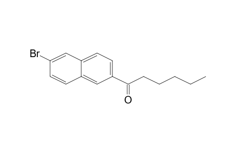 1-Hexanone, 1-(6-bromo-2-naphthyl)-