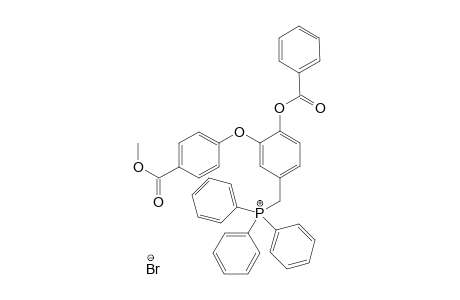 {4-Benzoyloxy-3'-(4'-methoxycarbonyl)phenoxy]benzyl triphenyl phosphonium bromide