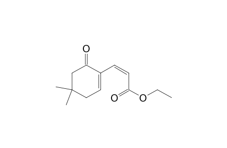 (Z)-Ethyl 3-(1-oxo-5,5-dimethyl-2-cyclohexenyl)acrylate