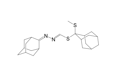Adamantanone N(.beta.)-[2'-(methylthio)adamantyl-2'-thio]methylenehydrazone
