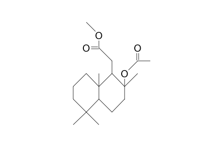 1-Methoxycarbonylmethyl-3,5,5,8a-tetramethyl-3-acetoxy-decalin
