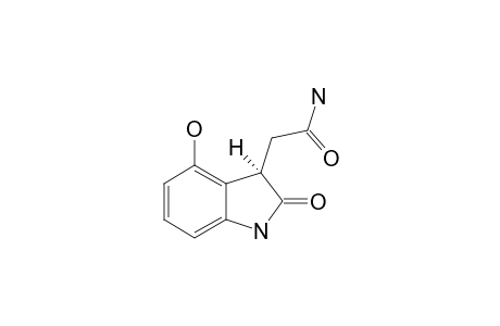 (-)-(R)-2-(4-HYDROXY-2-OXOINDOLIN-3-YL)-ACETAMIDE