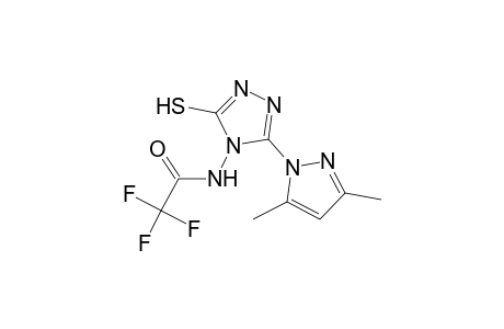 Acetamide, 2,2,2-trifluoro-N-[3-(3,5-dimethylpyrazol-1-yl)-5-mercapto-1,2,4-triazol-4-yl]-