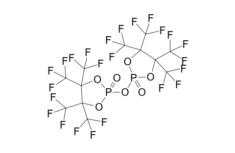 2,2-Oxy-bis[2-oxo-4,4,5,5-tetrakis(trifluormethyl)-(1,3,2lambda5-dioxaphospholane)]