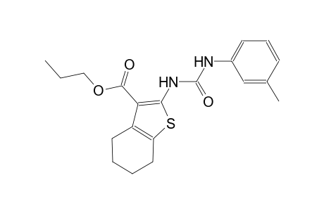propyl 2-[(3-toluidinocarbonyl)amino]-4,5,6,7-tetrahydro-1-benzothiophene-3-carboxylate