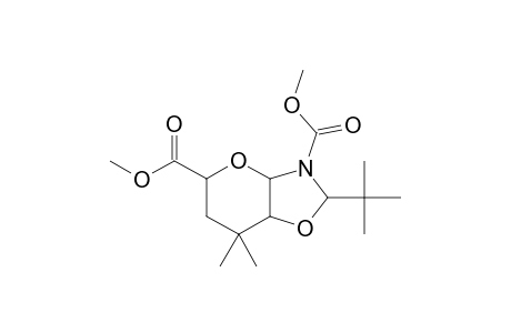 Dimethyl 2-tert-butyl-7,7-dimethyltetrahydro-2H-pyrano[2,3-d][1,3]oxazole-3,5(3ah)-dicarboxylate