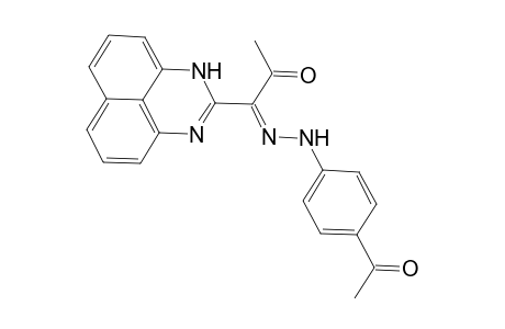 2-[N-(4-Acetylphenyl)-2-oxo-propanehydrazonoyl]-1H-perimidine