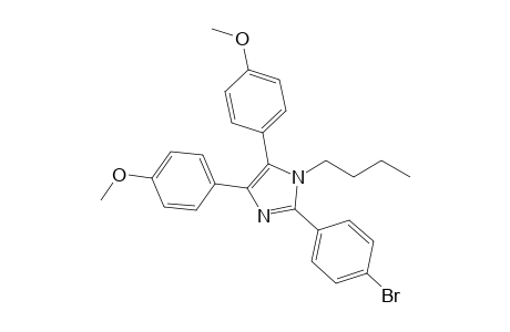2-(4-bromophenyl)-1-butyl-4,5-bis(4-methoxyphenyl)imidazole