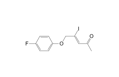 (3Z)-5-(4-Fluorophenoxy)-4-iodo-3-penten-2-one