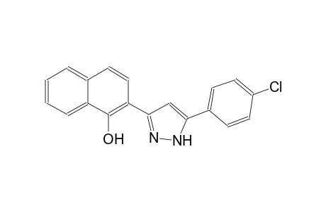 2-[5-(4-chlorophenyl)-1H-pyrazol-3-yl]-1-naphthol