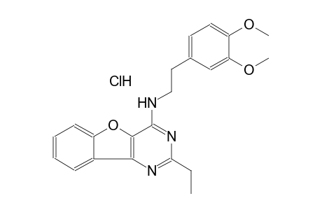 N-[2-(3,4-dimethoxyphenyl)ethyl]-2-ethyl[1]benzofuro[3,2-d]pyrimidin-4-amine hydrochloride
