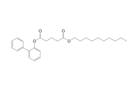 Glutaric acid, 2-biphenyl decyl ester