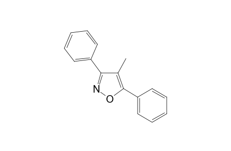 4-Methyl-3,5-diphenyl-1,2-oxazole