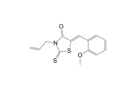 (5Z)-3-allyl-5-(2-methoxybenzylidene)-2-thioxo-1,3-thiazolidin-4-one