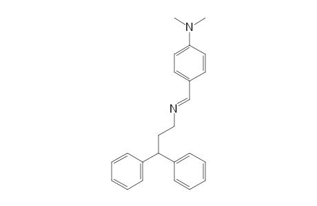 N-PARA-DIMETHYLAMINO-BENZYLIDENE-N-3,3-DIPHENYLPROPYLAMINE