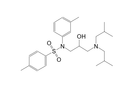benzenesulfonamide, N-[3-[bis(2-methylpropyl)amino]-2-hydroxypropyl]-4-methyl-N-(3-methylphenyl)-