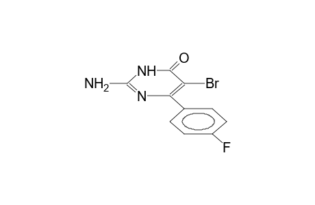 2-amino-4-(4-fluorophenyl)-5-bromo-1,6-dihydro-6-pyrimidinone