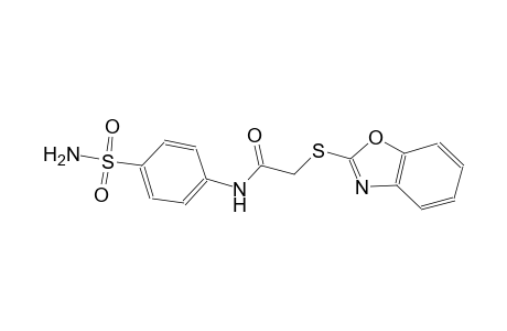 N-[4-(aminosulfonyl)phenyl]-2-(1,3-benzoxazol-2-ylsulfanyl)acetamide