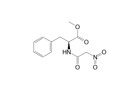 Methyl N-(nitroacetyl)L-phenylalaninate