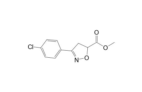 3-(4-chlorophenyl)-2-isoxazoline-5-carboxylic acid methyl ester